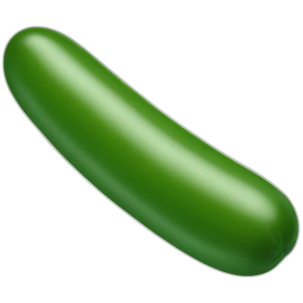 Sausage in green colour emoji