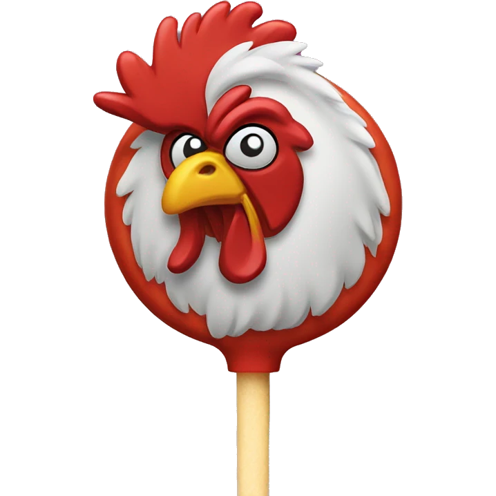 rooster lollipop emoji