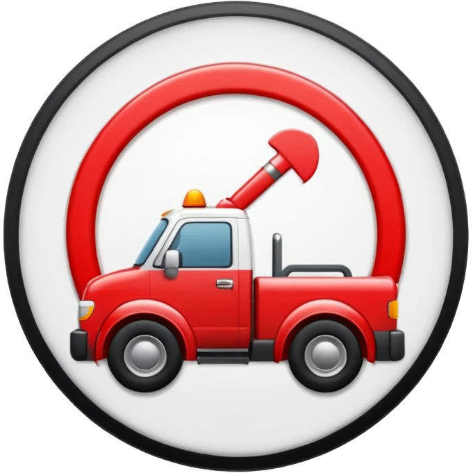 towing zone icon emoji