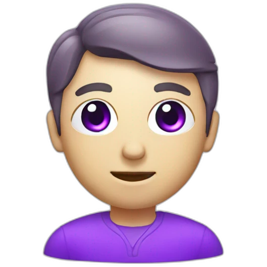 Superlens-purple-color emoji