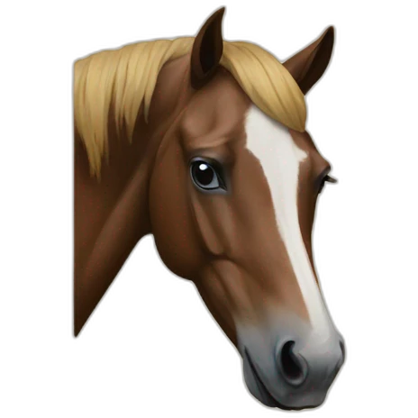 horse painting  emoji