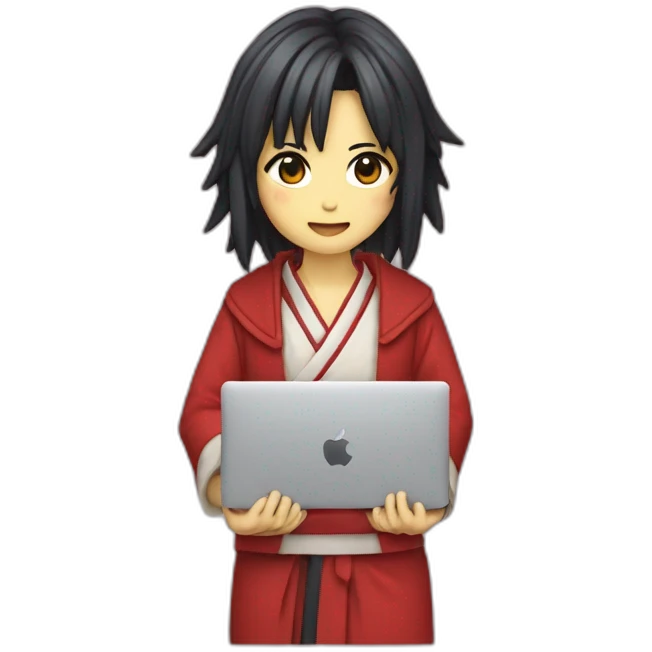 kurenai-yuhi-with-a-macbook emoji