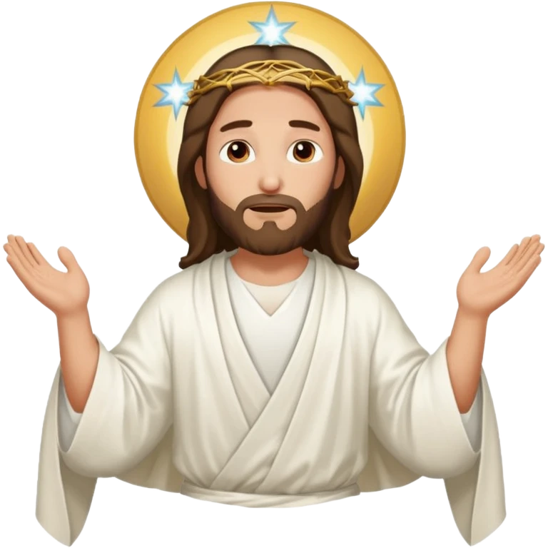 jesus fly to the heaven emoji