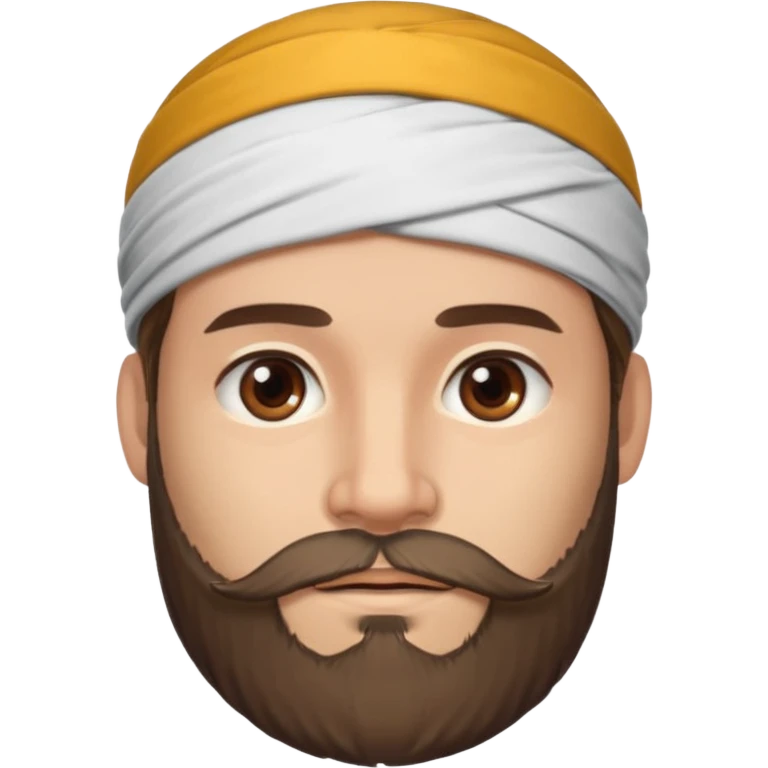 man bearded headband emoji