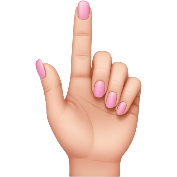 Curved index finger emoji