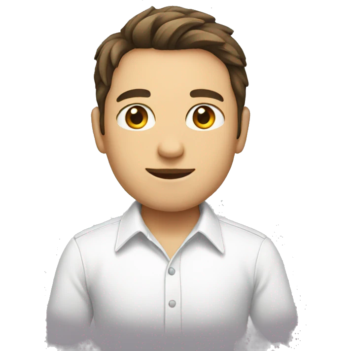 white shirt emoji