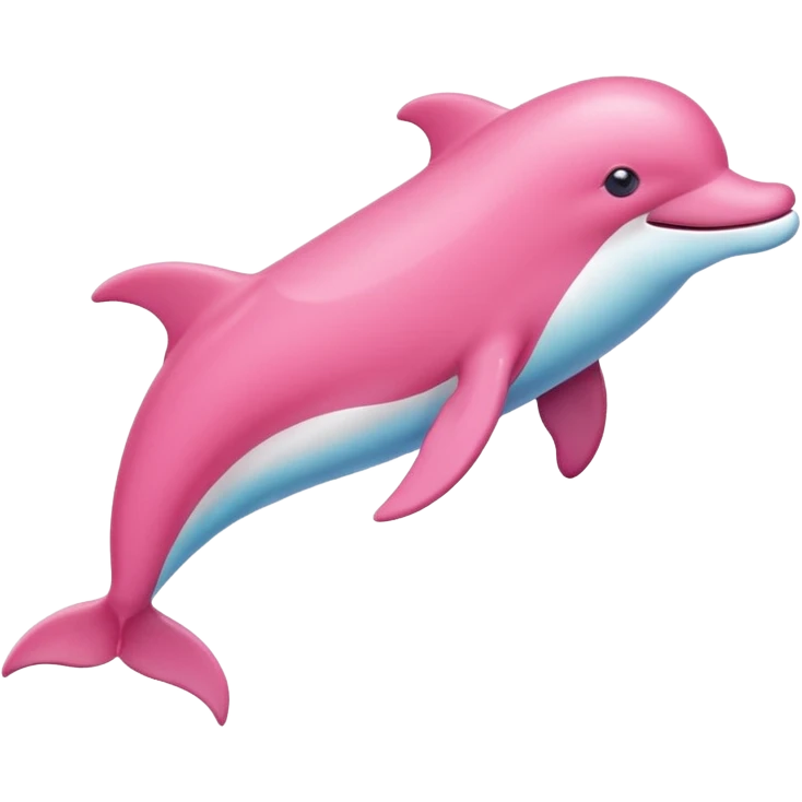 Ροζ δελφίνι γλυκουλι emoji