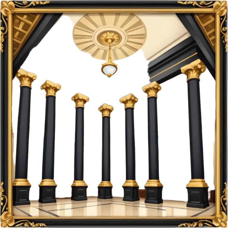 Courthouse interior. emoji