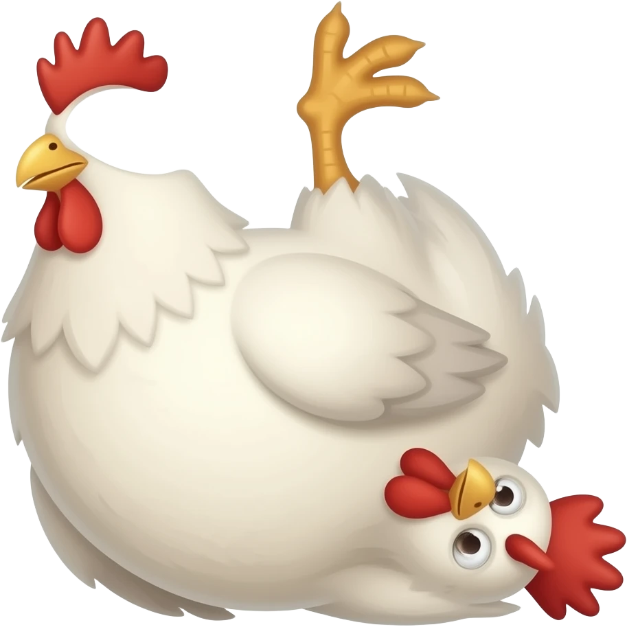 headless chicken flopping emoji