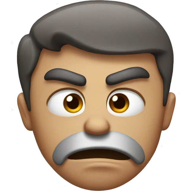 angry with love emoji