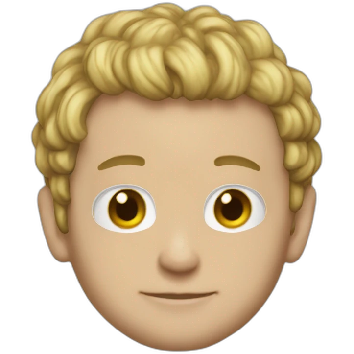 Macron as baggy one piece hyper realistic emoji