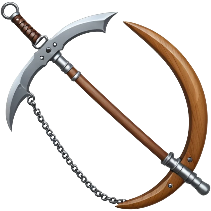 make japan weapon named "kusarigama" emoji