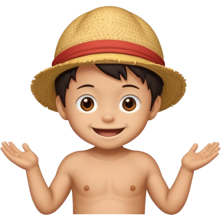 baby luffy emoji