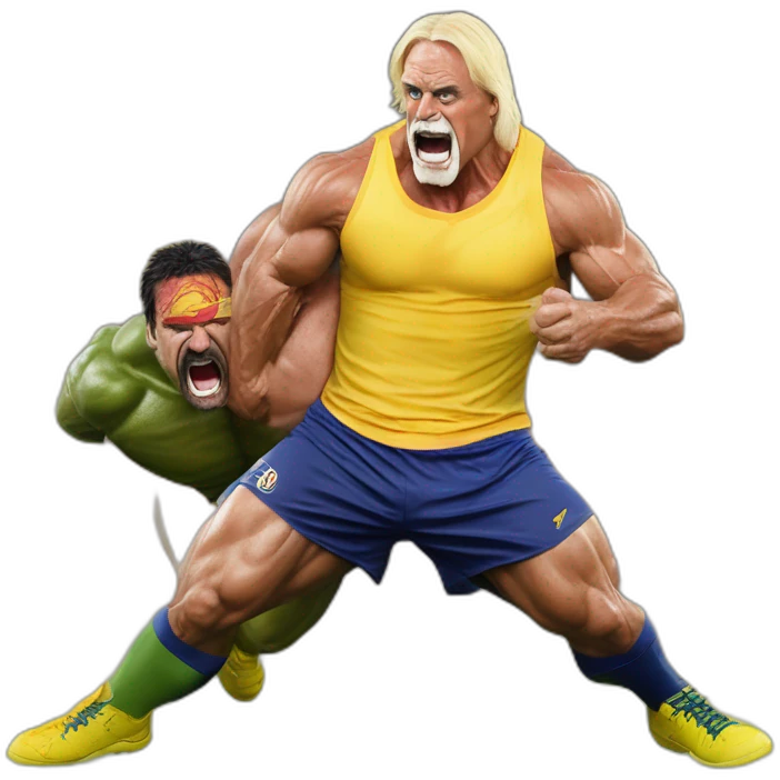 hulk hogan slamming ange postecoglou realistic emoji