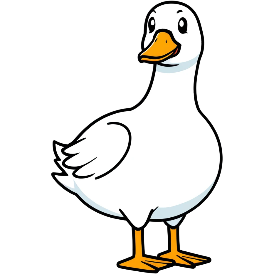 Silly goose emoji