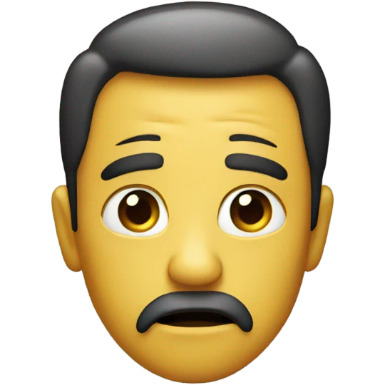 Blank confused expression emoji