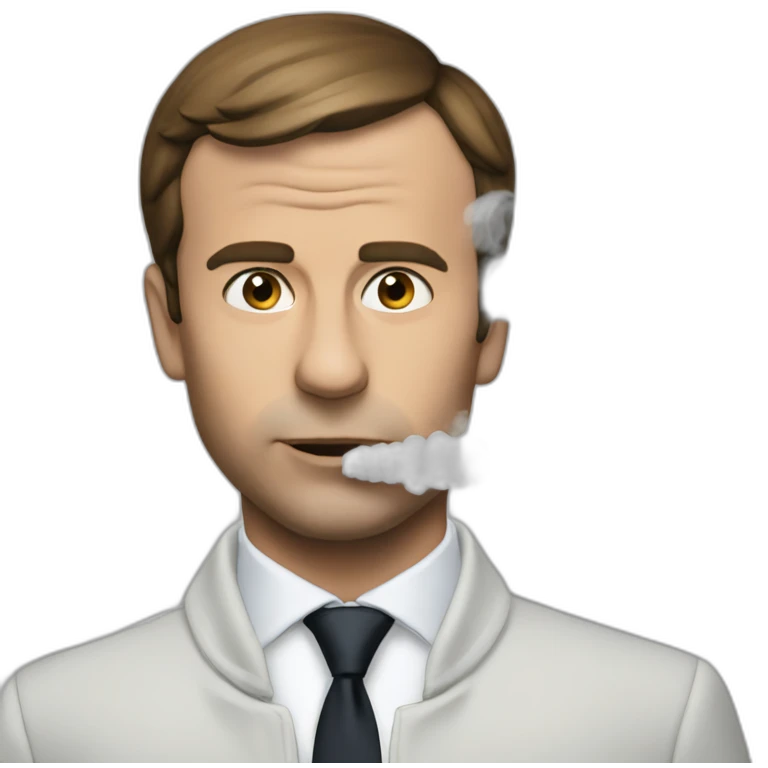 Macron smoke emoji