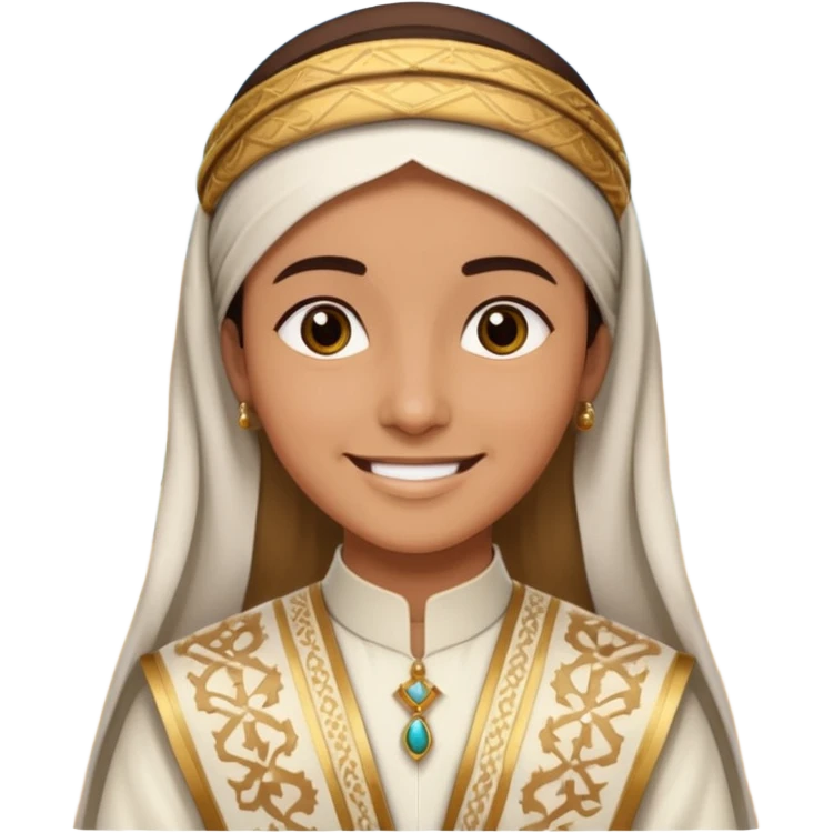 make it look arabic outoors style emoji