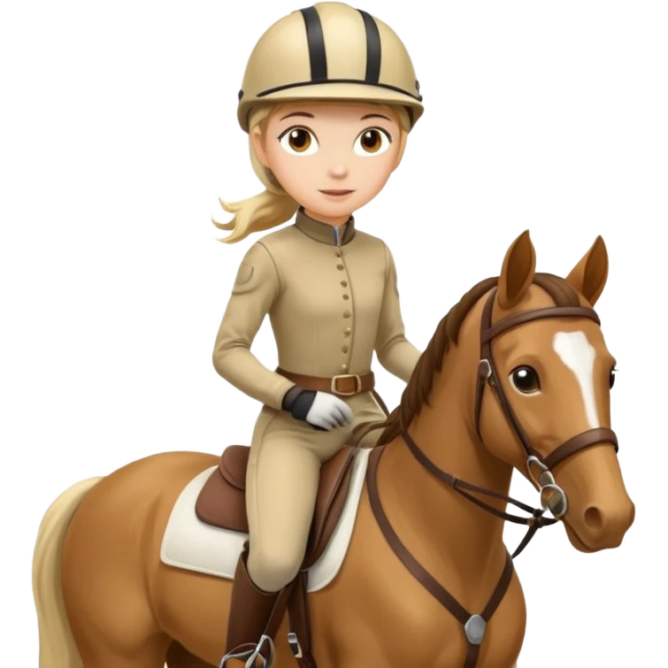  horse. jockey girl emoji