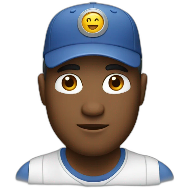 man with cap emoji