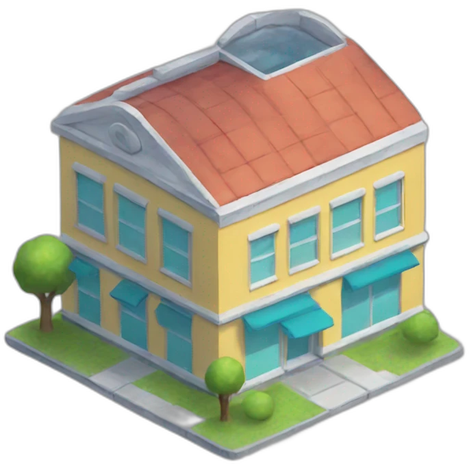pokemon business building emoji