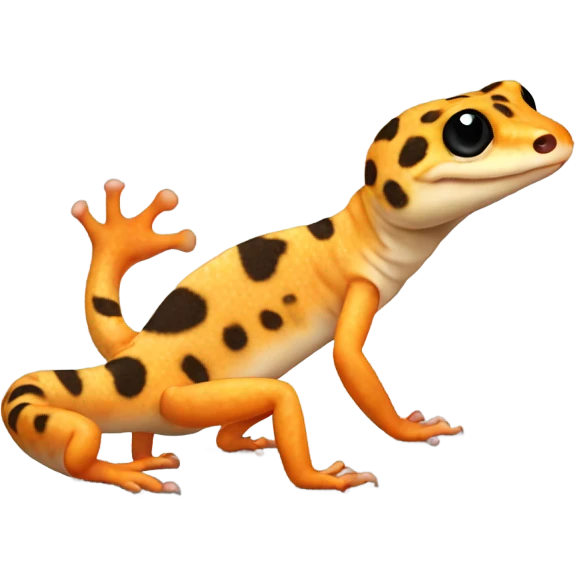 leopard gecko orange  emoji