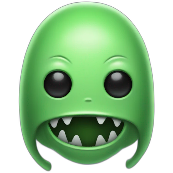 chat message app for aliens emoji