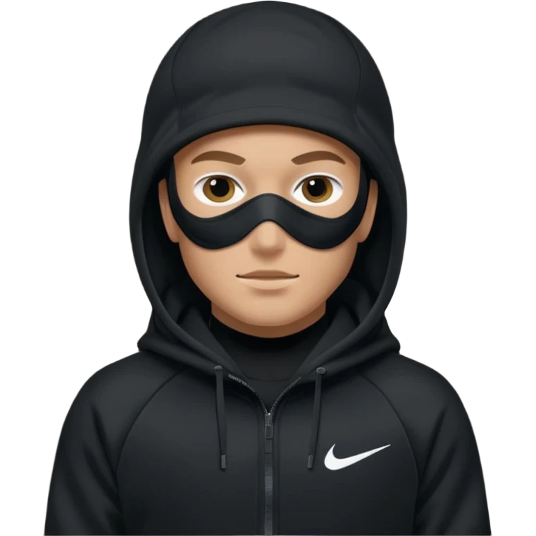 White person wearing a Nike Tex with hood and ski mask co all black and https://encrypted-tbn0.gstatic.com/images?q=tbn:ANd9GcTQEV3H5Fpq8Dp-ki2RTwgbdHqMsKZzDtarA9ywqiFzKVKjxdLc5Fq9yDOax7-XC4trueI2pFuItpqM_TVrGODdDG5la_rbm9lB8utSLKXm&s=10 emoji