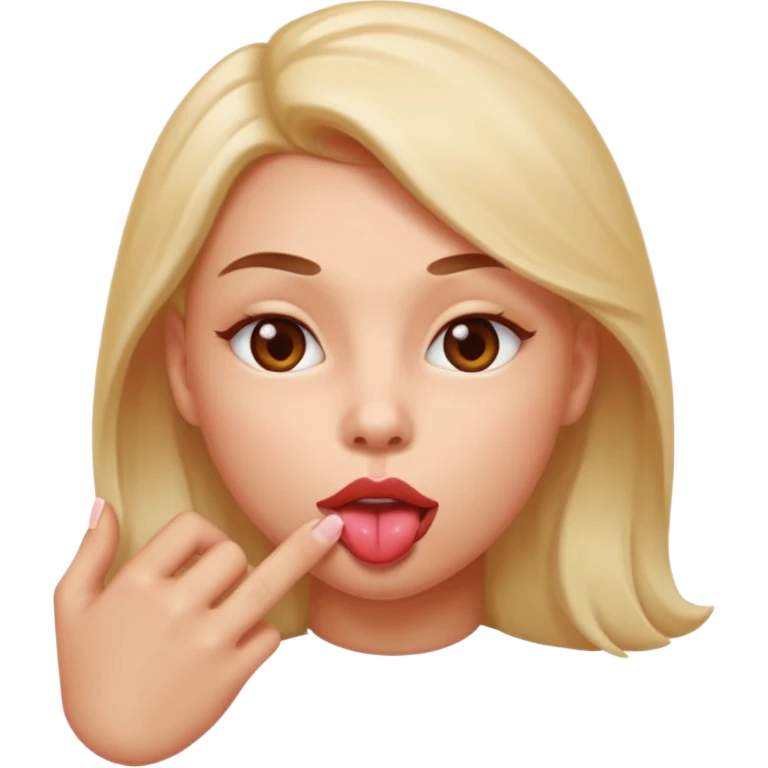 Sexy tongue 😏 emoji