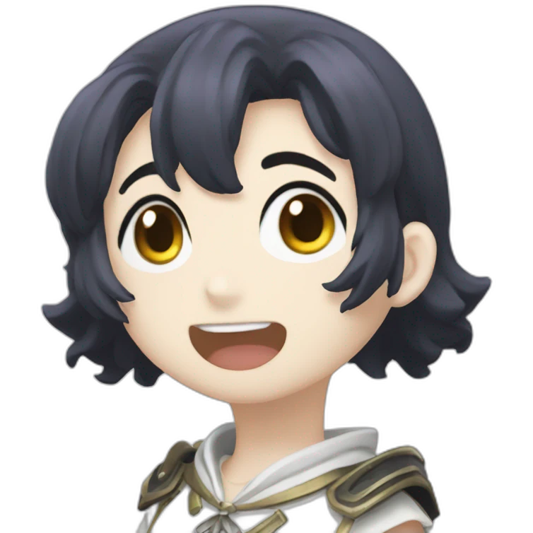 Albedo of overlord emoji