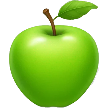 green apple emoji