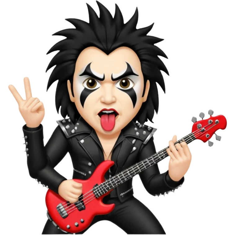 Gene Simmons bajista de Kiss emoji