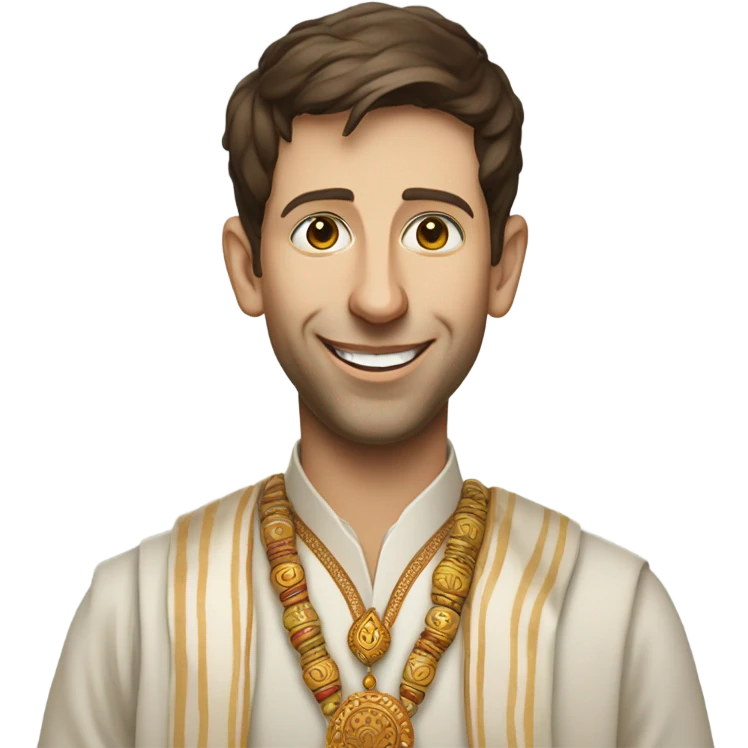 Sam altman thanking in Indian clothes emoji