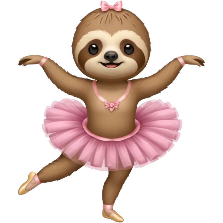 Sloth ballerina  emoji