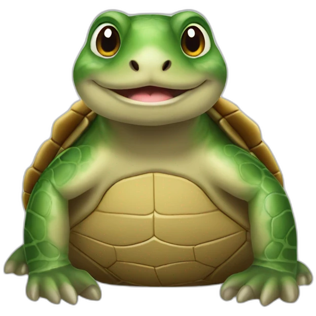 Tortue sur loutre emoji