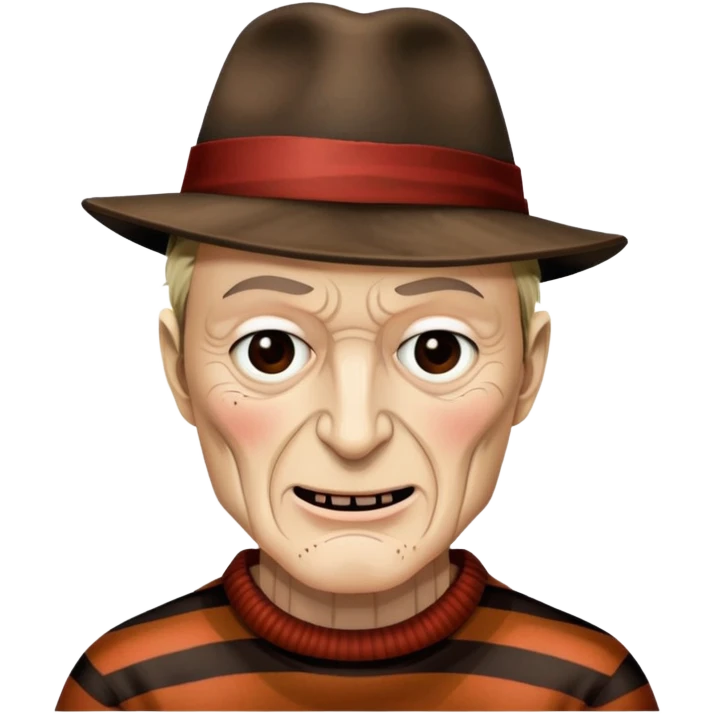 character freddy krueger emoji