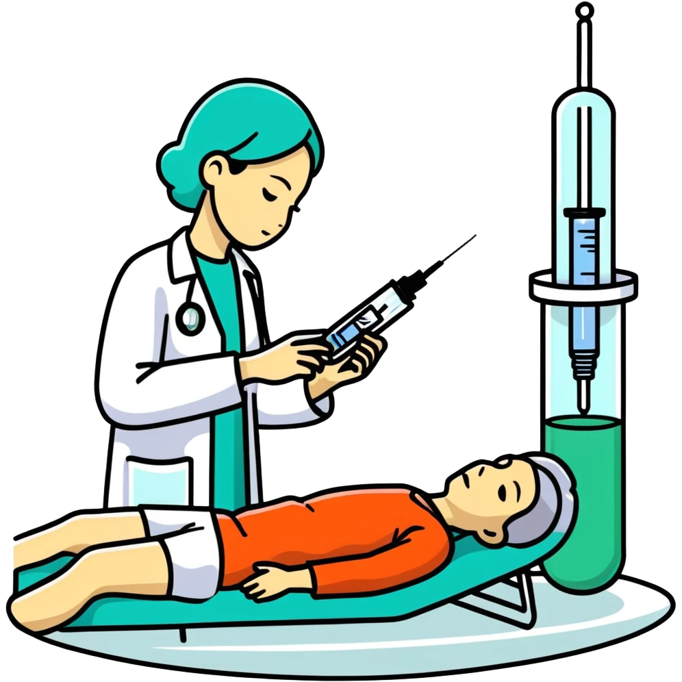 Omeflex special 15gN being administered to a patient emoji