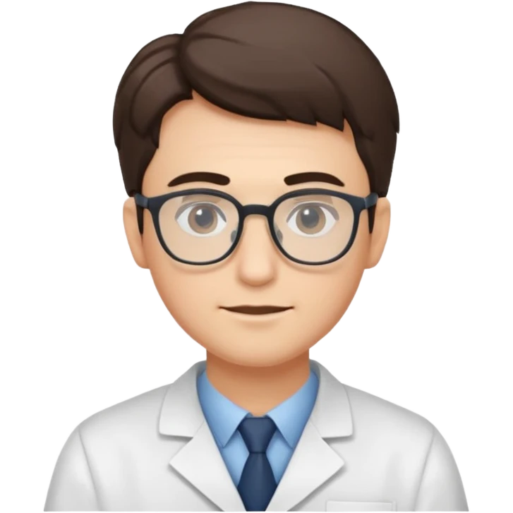 scientist professor young man  emoji