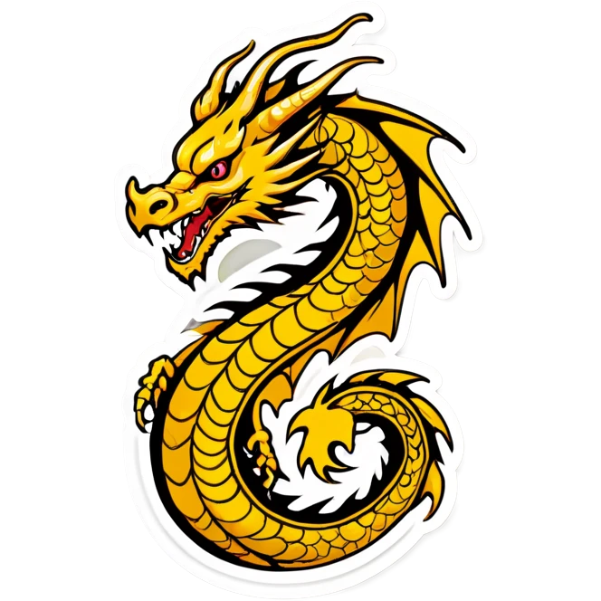 golden dragon emoji