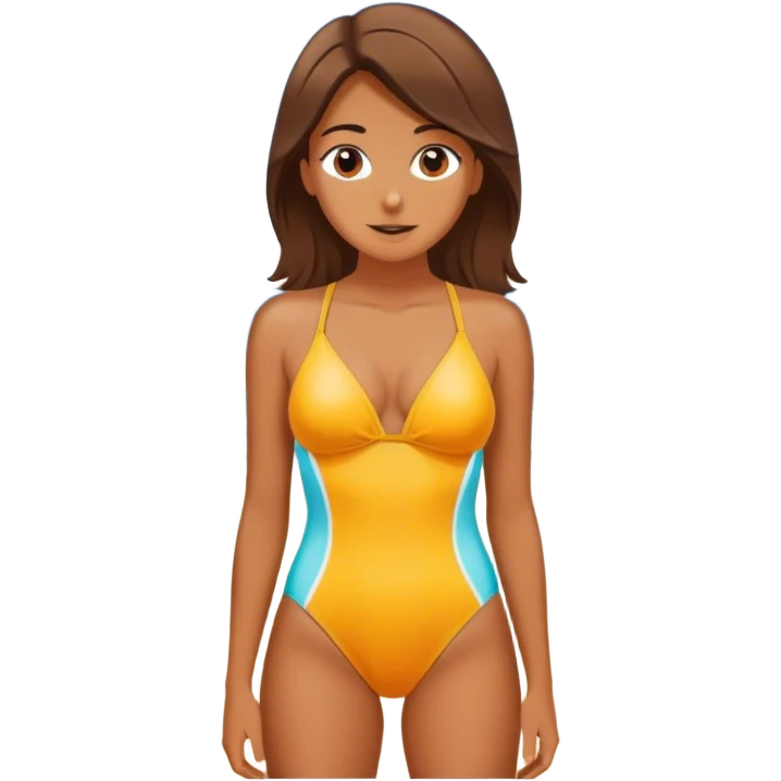 Girl on the beach emoji