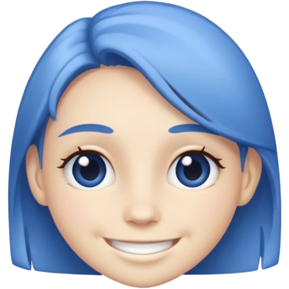 Bonnie Blue skinny, smiling emoji