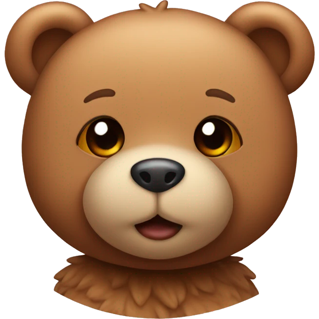 Cute Teddy bear emoji