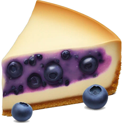 Blueberry Cheesecake  emoji