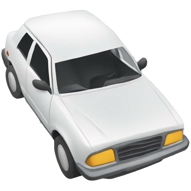 broken car with open bonnet emoji