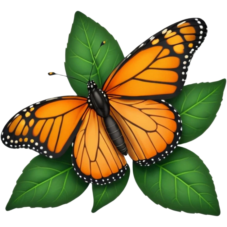 monarch butterfly emoji