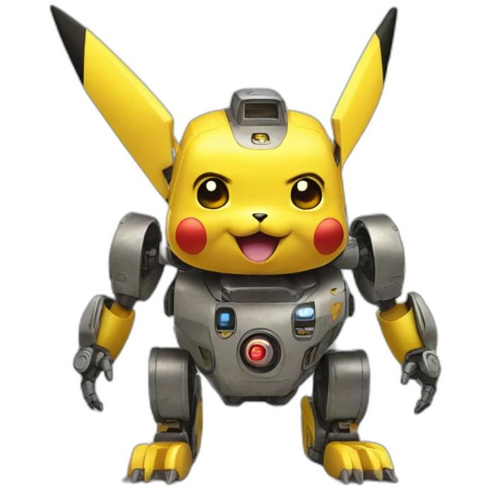 pikachu robot emoji
