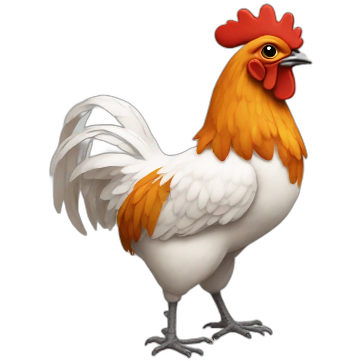 pollo rojo emoji