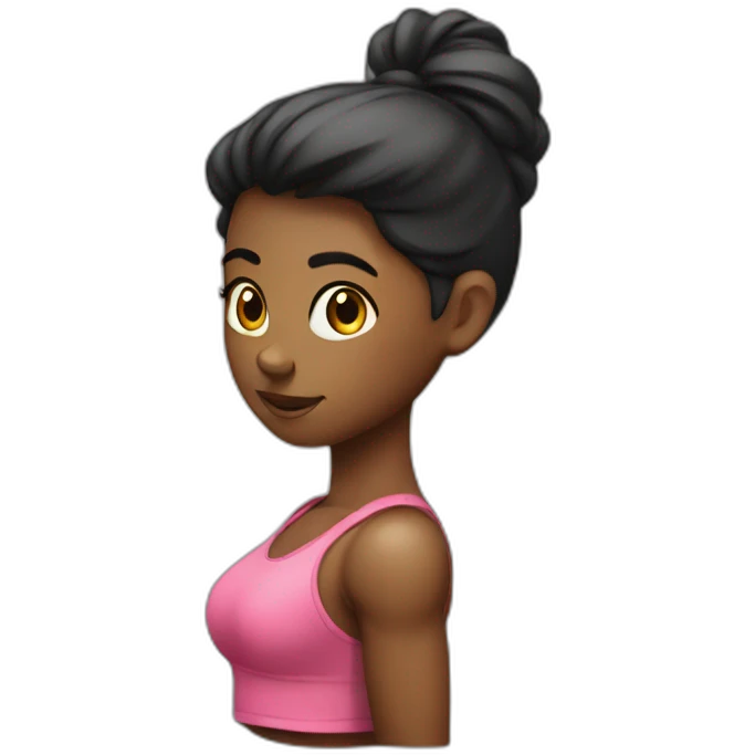 fitness girl torso emoji