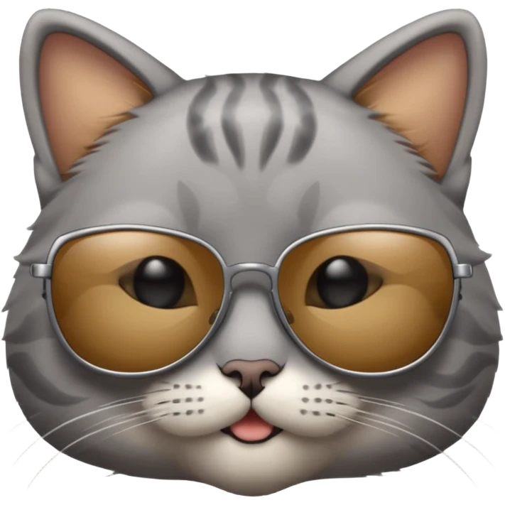 Cat wearing sunglasses emoji