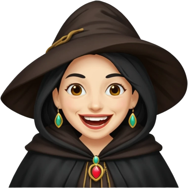 Bruja riendo  emoji